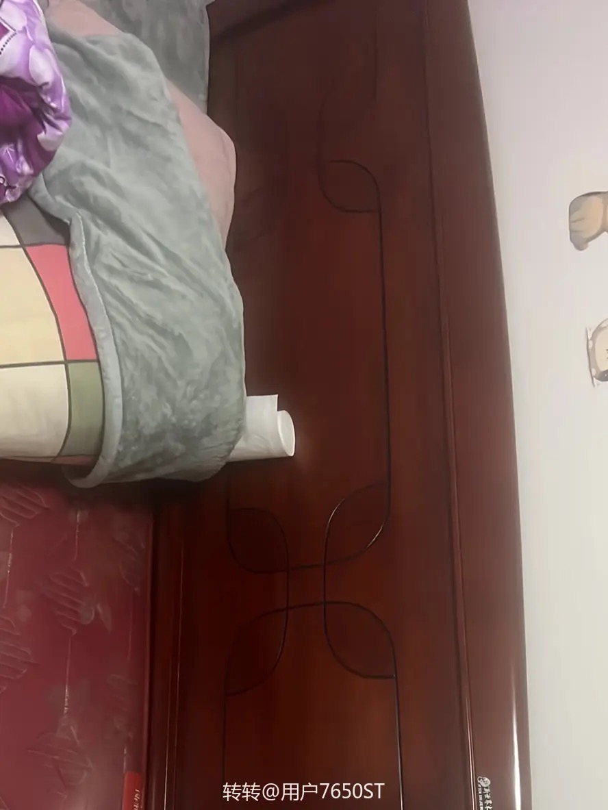 实木床加垫子转让