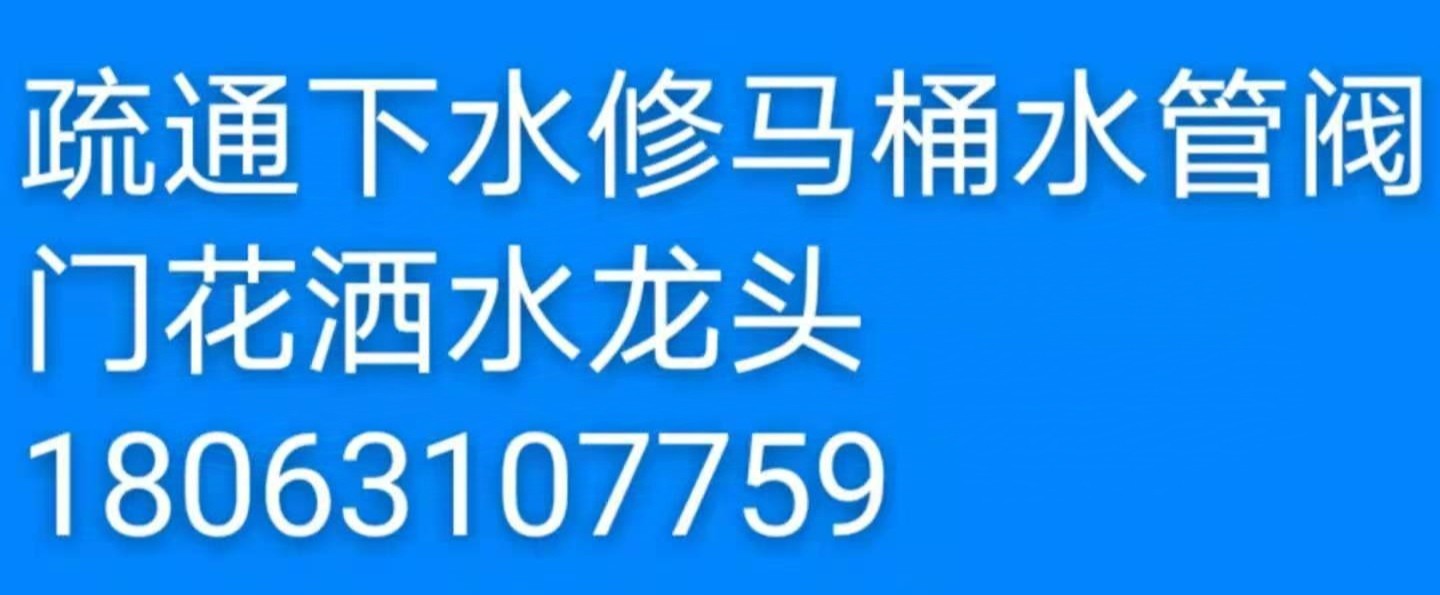 疏通马桶地漏下水道洗菜盆洗手盆修水管水龙头灯具浴霸开关插座晾