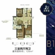 @58万浪琴湾顶账房，西边户，3室2卫