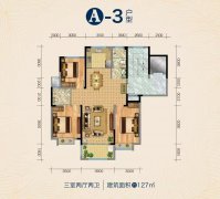 河景东城五期 127.46平＋7.93草厦子三室二卫79.8