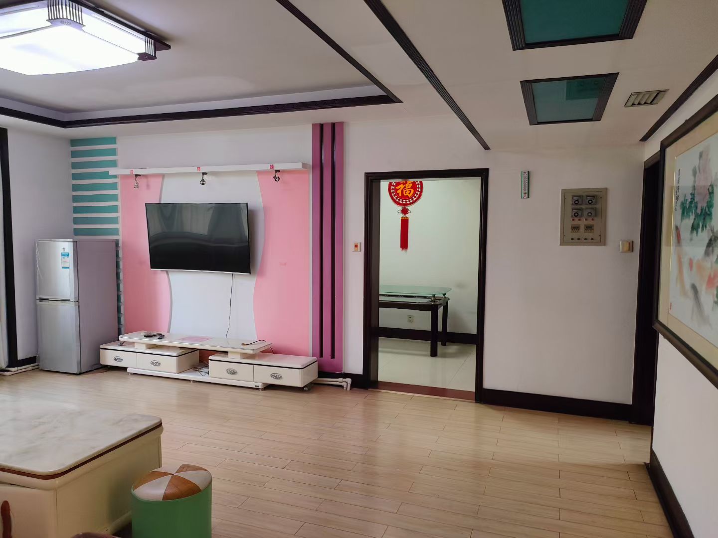@1300/月，市里天福小区，1楼，140平