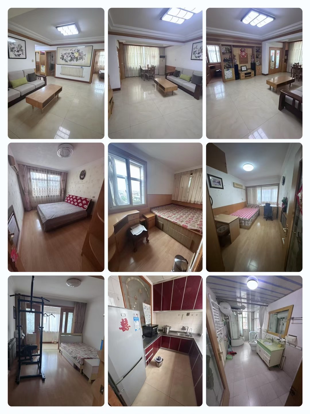 @1000/月，凤西街，3楼，4室