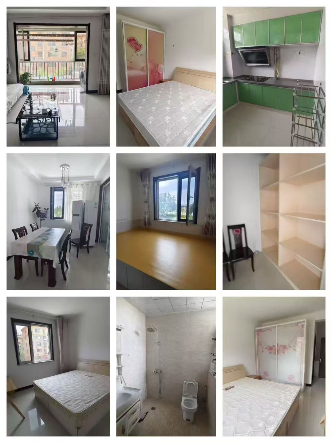 出租人和国际电梯房 137平三室两卫家电家具齐全月租：120