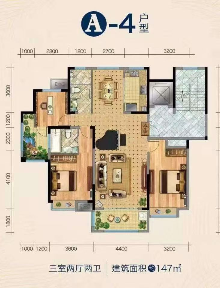 河景东城11层小高层2楼155平三室两卫78.8万 河景东城11层小高层2楼155平三室两卫78.8万