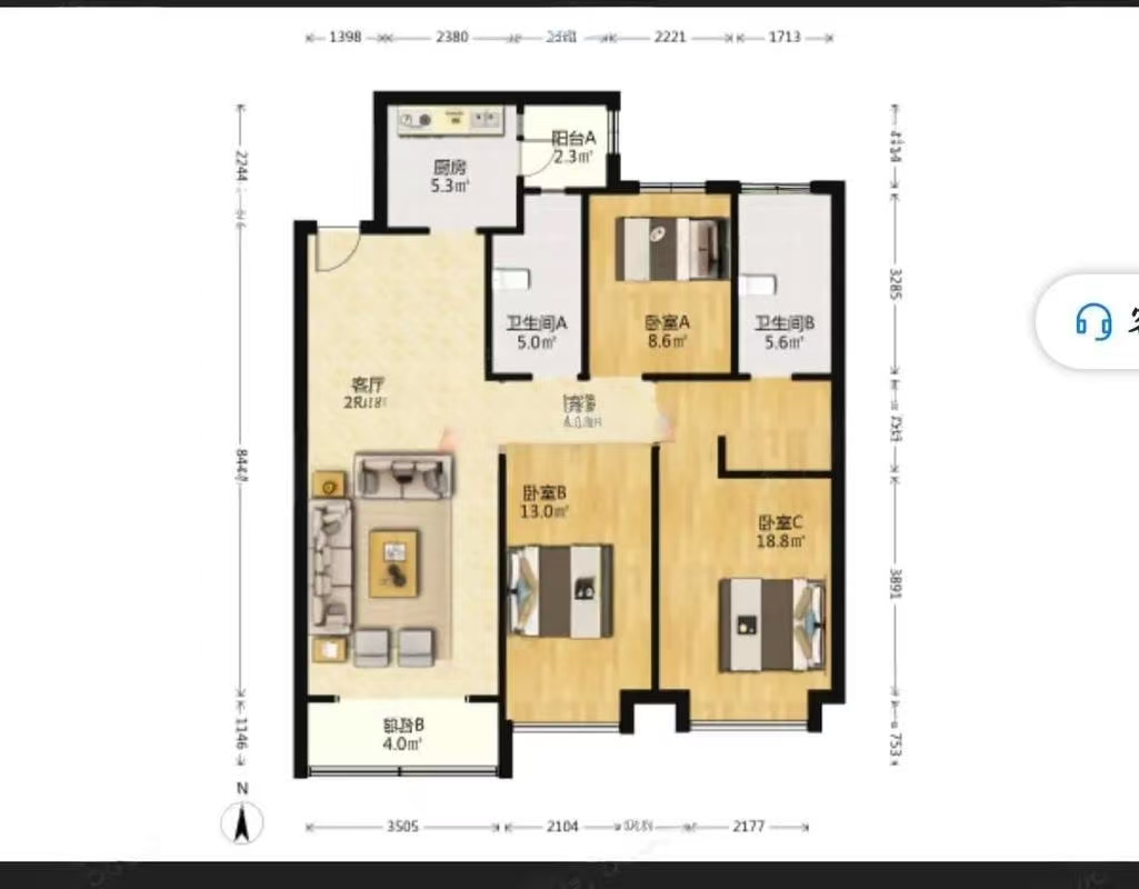 恒大翡翠华庭130平三室两卫不是拆迁户42万 恒大翡翠华庭130平三室两卫不是拆迁户42万