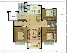 44.8万六室书香世家电梯洋房顶加阁123.91平