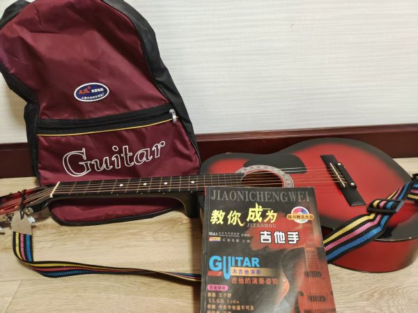 9成新红棉吉他低价出售