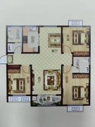 九龙新城电梯洋房3楼 不顶不冲104.68平 三室二卫38万