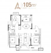 @44.8万，峰山御景电梯3室双阳台!