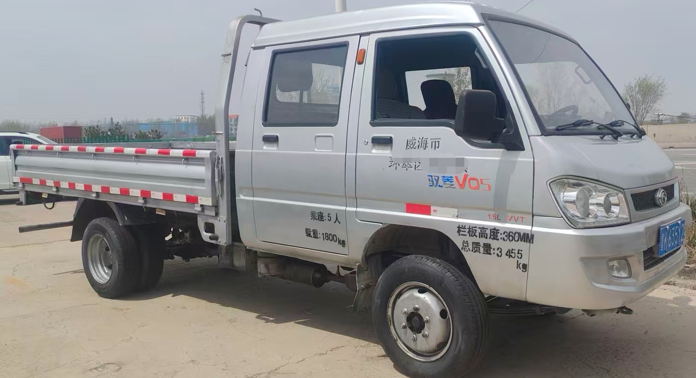 3米1大雙排福田國五貨車