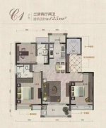 河南居民小区电梯7楼132平三室两卫56.8万