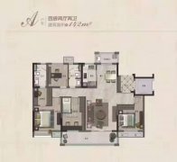 观云山居11层洋房电梯4楼东户143平四室两卫91万