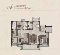 观云山居明星户型11层洋房电梯4楼东户143平四室两卫91万
